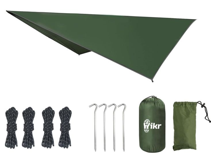 Hikr 210 x 230 cm Tarp - Green