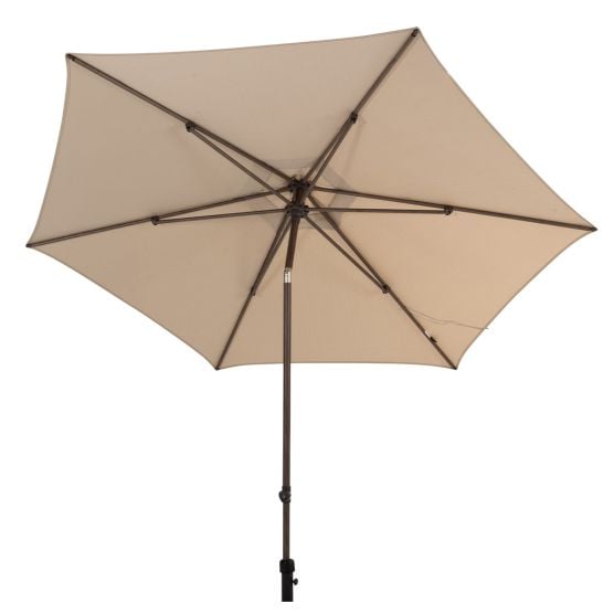 4 Seasons Azzurro beach Ø300 cm solefin - Wenge frame stokparasol