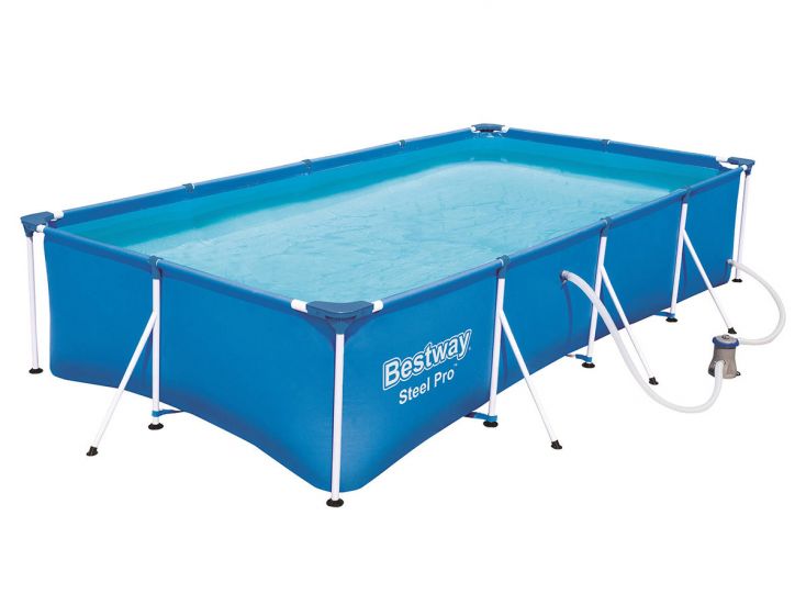Bestway Steel Pro 400 x 211 x 81 cm zwembad met filterpomp