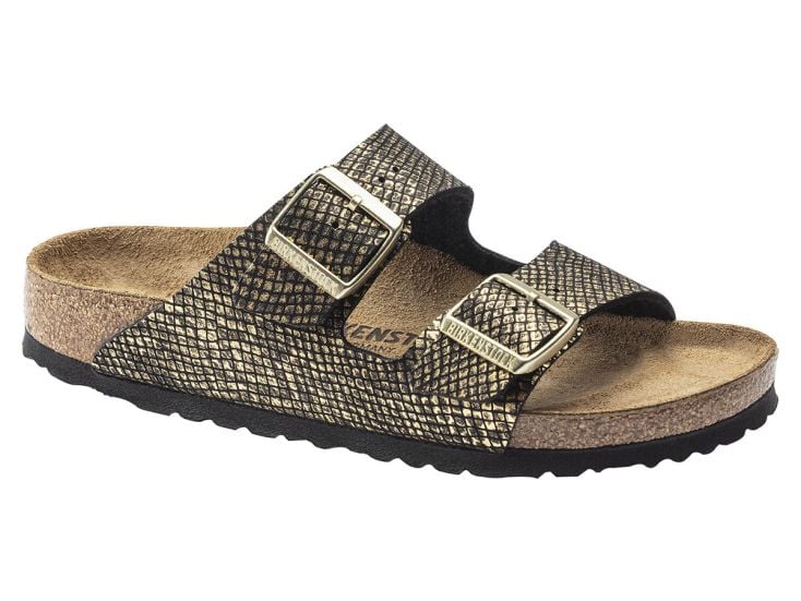 Birkenstock Arizona Python slippers