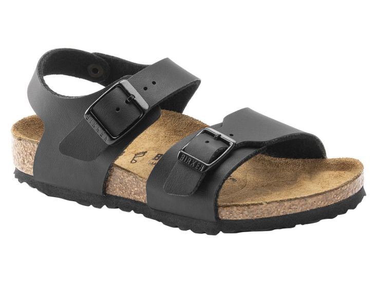 Levendig Iedereen kans Birkenstock New York BF Black smalle kindersandalen