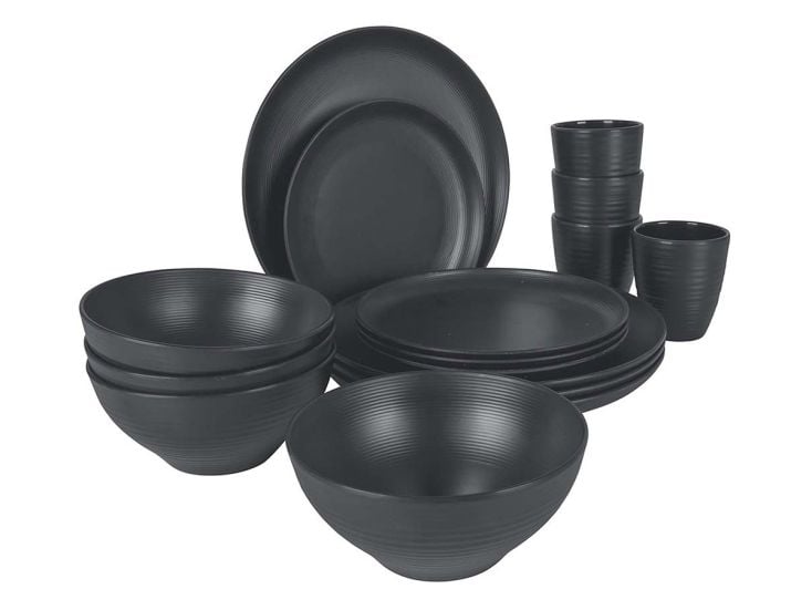 Bo-Camp Industrial Orville 16-delig serviesset - Anthracite