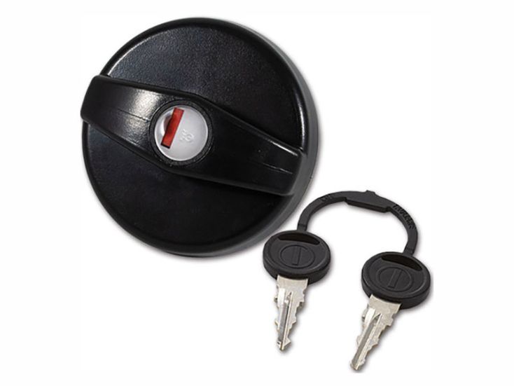 Waterdop Fiat met sleutels zwart