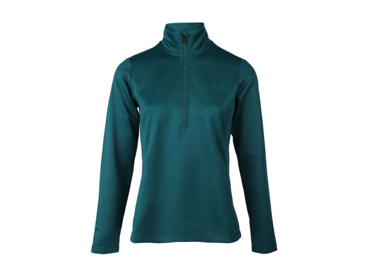 Brunotti Heronne half zip dames fleece - Evergreen