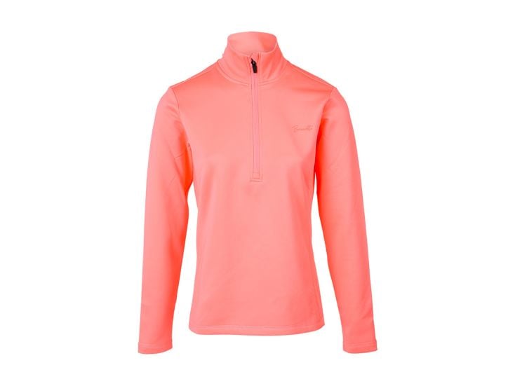 Brunotti Heronne half zip dames fleece - Coral