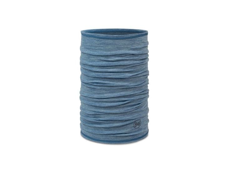 Buff Merino Lightweight nekwarmer - Solid Lake Blue