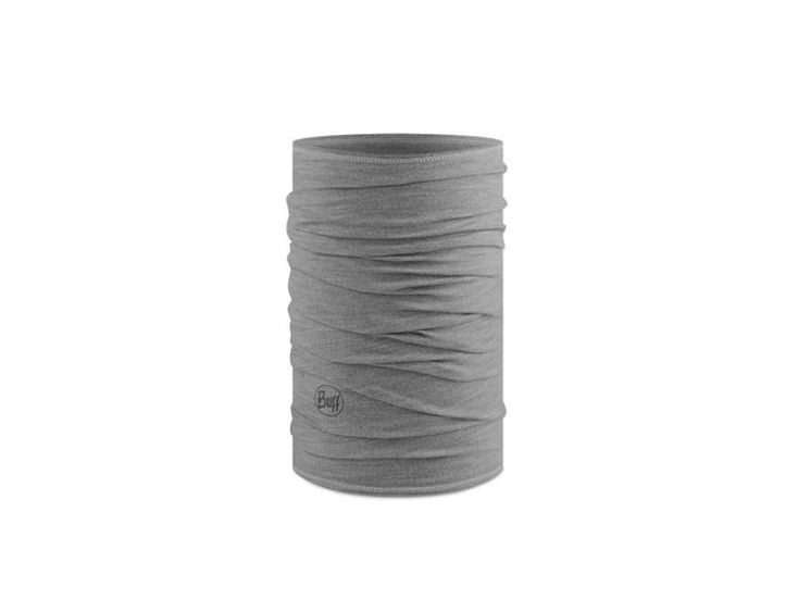Buff Merino Lightweight nekwarmer - Solid Light Grey
