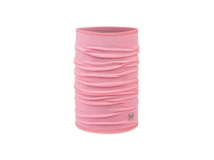 Buff Merino Lightweight nekwarmer - Solid Rose Pink