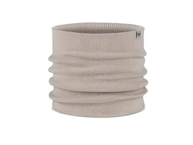 Buff Knitted nekwarmer - Lilon Birch Gray