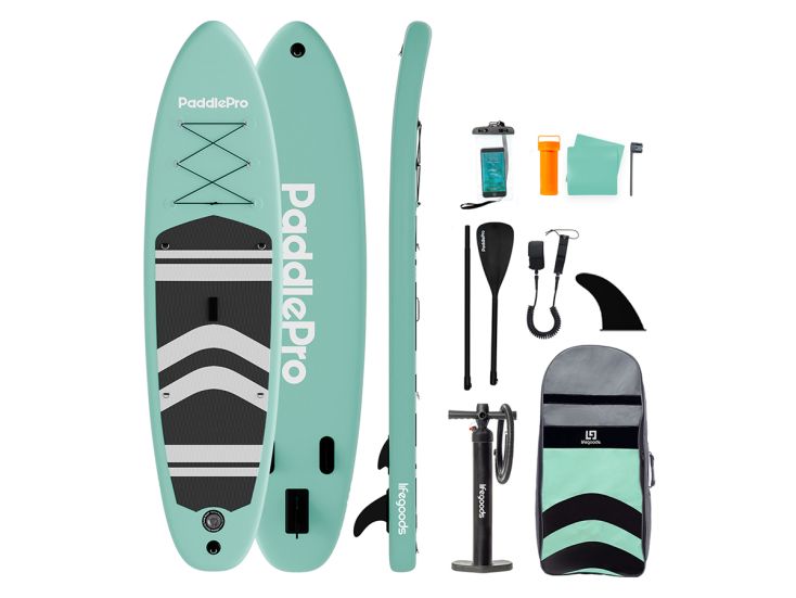 LifeGoods PaddlePro SUP Board - Pastel Green