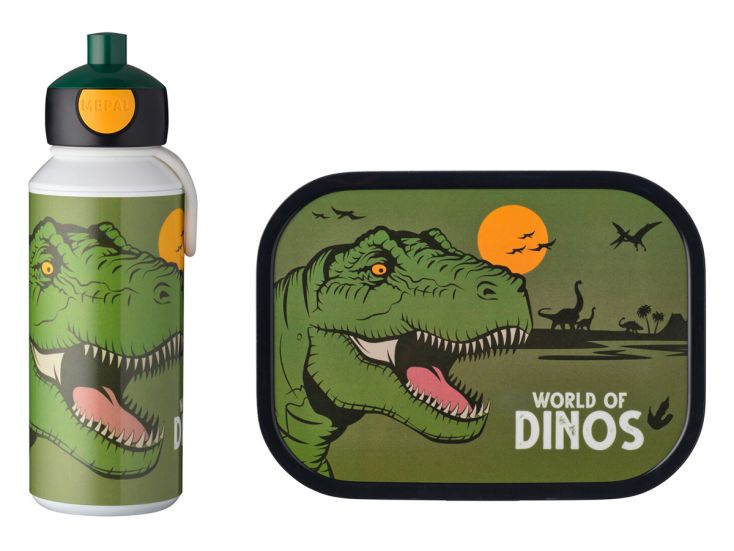 Mepal Campus schoolbeker met lunchbox - Dino