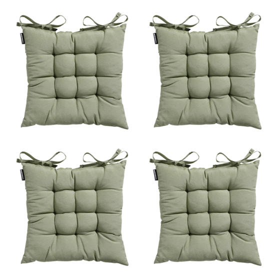 Madison Panama sage Zitkussen - Set van 4