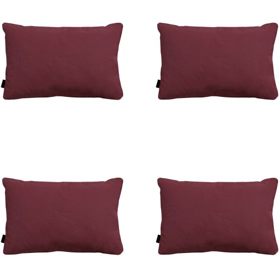 Madison Panama bordeaux Sierkussen - Set van 4