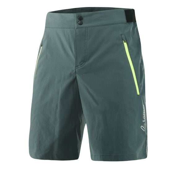 Loeffler Comfort - E CSL groene korte heren fietsbroek