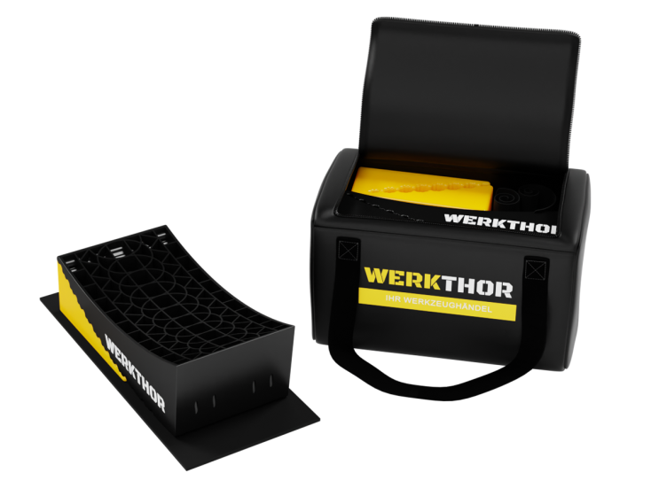 Werkthor camper wielkeggen met transporttas - Yellow