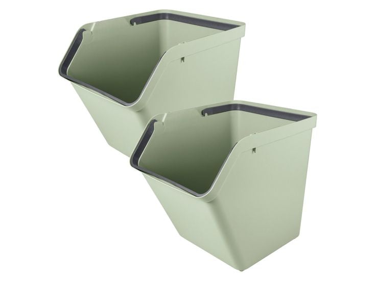 Sunware Sigma 60 liter set van 2 home sorteer units - Green