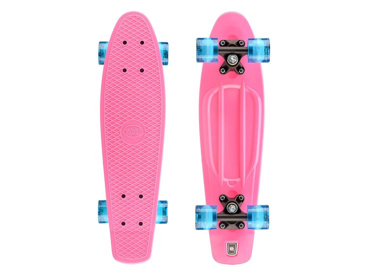 XOOTZ PP 56 cm LED skateboard - Pink