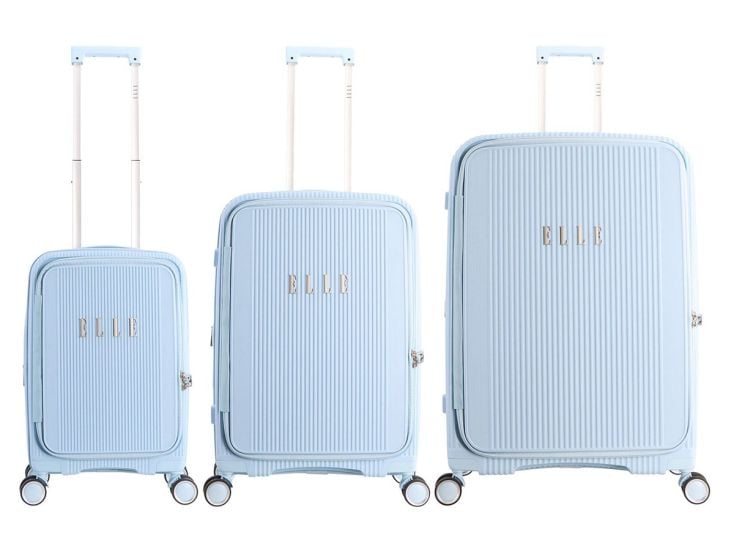 ELLE Da'Vine 53.5/66/76.5 cm Reiskofferset - Light Blue