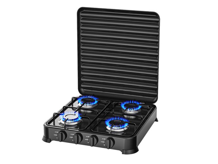 Propatech PKB-2100 4-pits draagbaar gasstel met slangset