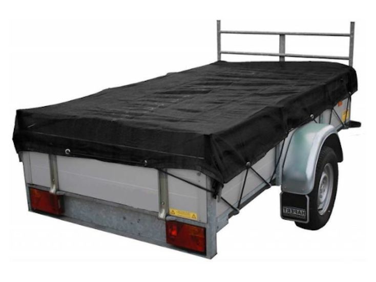 Aanhangernet 2.75 X 3.50 M Fijnmazig Zwart