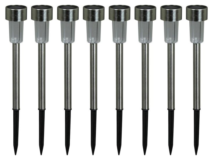 Luxform Siena solar tuinlamp - Set van 8