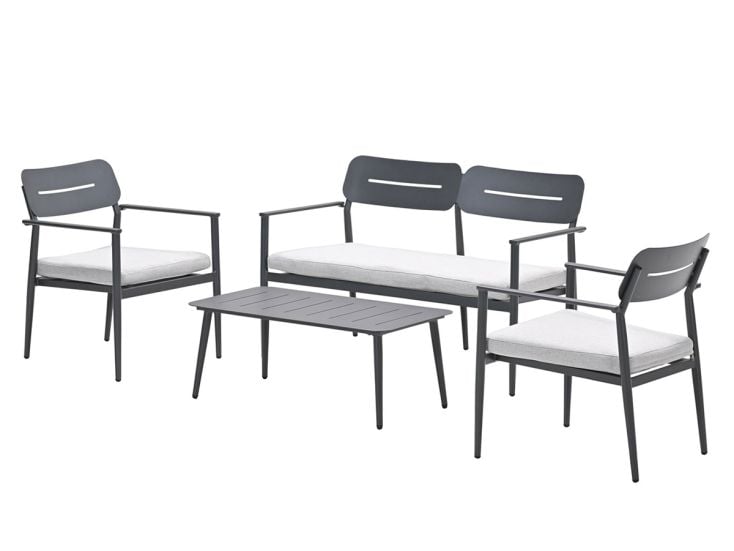 Garden Impressions Morella 4-delige loungeset - carbon black