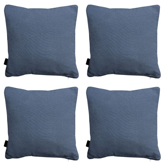 Madison Panama safier blue Sierkussen - Set van 4