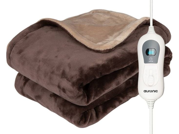 Auronic 1-persoons elektrische deken - Brown