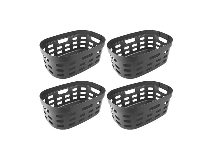 Sunware Sigma home 45 liter anthracite wasmand - set van 4