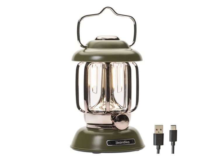 Skandika Forsol LED-lantaarn - Green