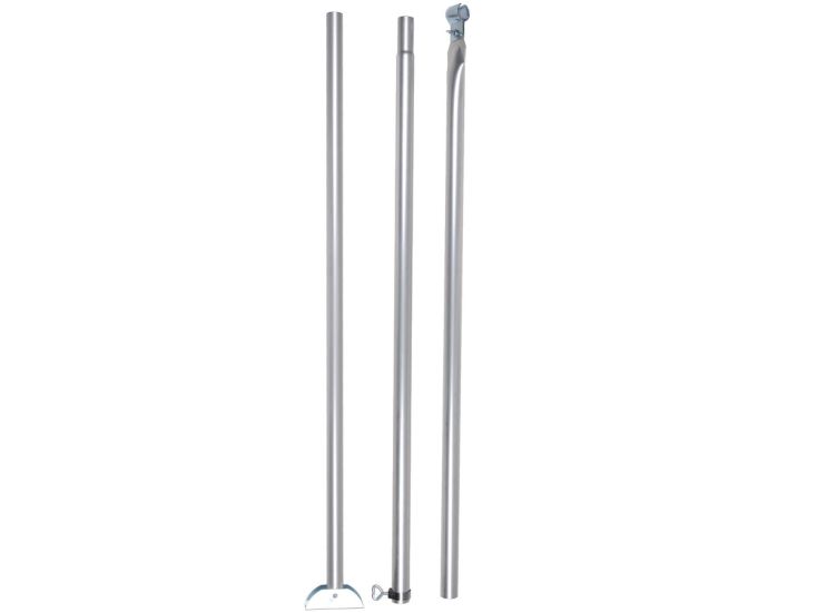 CampKing stormstang met klapvoet aluminium 28 mm