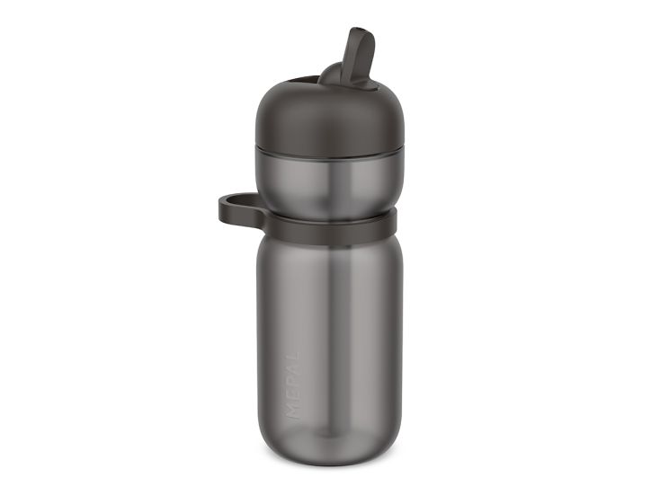 Mepal Sport Flip 600 ml drinkfles - Graphite black