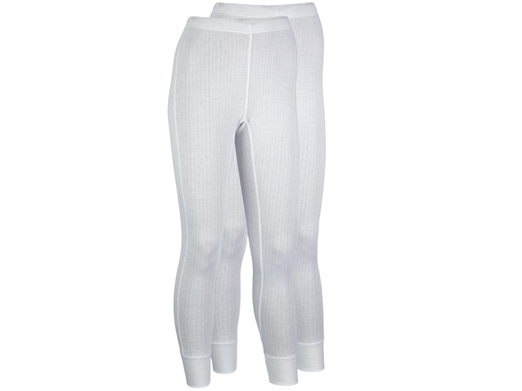 Avento Thermobroek Dames 2-pack - Wit