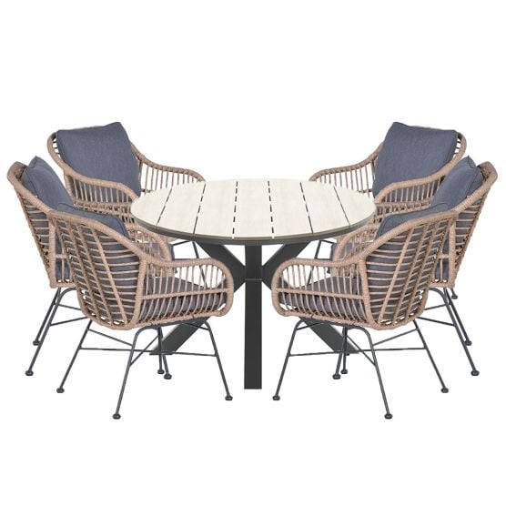 Garden Impressions Lucas Tulli 7-delige tuinset - Brown