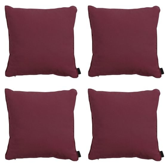 Madison Panama bordeaux Sierkussen - Set van 4