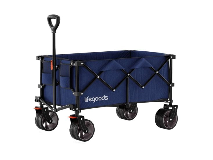 LifeGoods XL 200L bolderkar - Blue