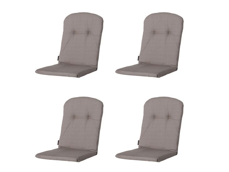 Madison Basic taupe Kuipstoelkussen - Set van 4