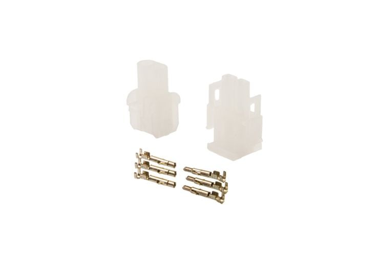 Connector 2-weg met crimp pin 4.2mm
