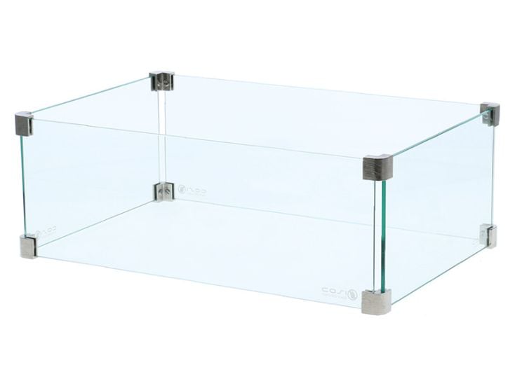 Cosi Fires Cosi Rectangular glasset