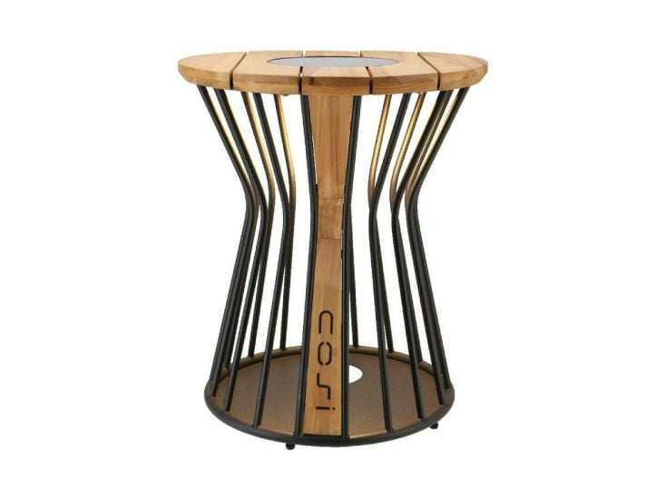 Cosi Fires Cosilumia Ø 52 cm verlichte loungetafel - Teak