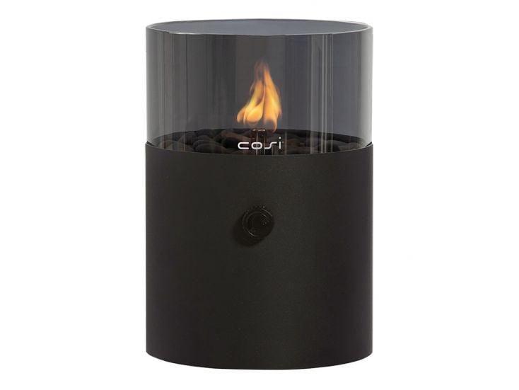 Cosi Fires Cosiscoop original XL Black Smoked Glass gaslantaarn