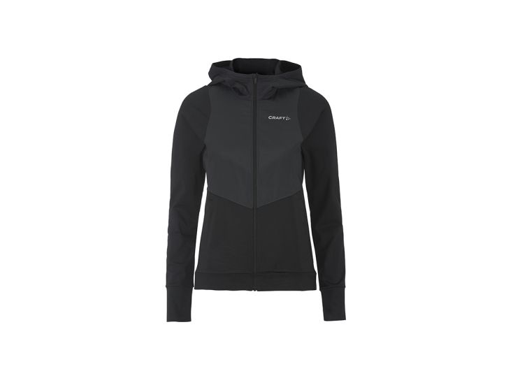 Craft ADV Essence Jersey Hood 2 dames jas - Black