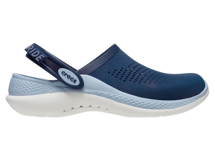 overzee voorbeeld huisvrouw Crocs LiteRide 360 Clog Navy Blue Grey sandalen