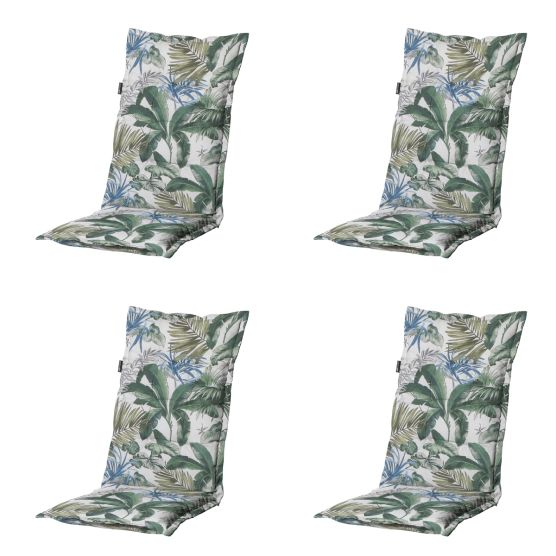 Madison Bliss blue Tuinstoelkussen - Set van 4