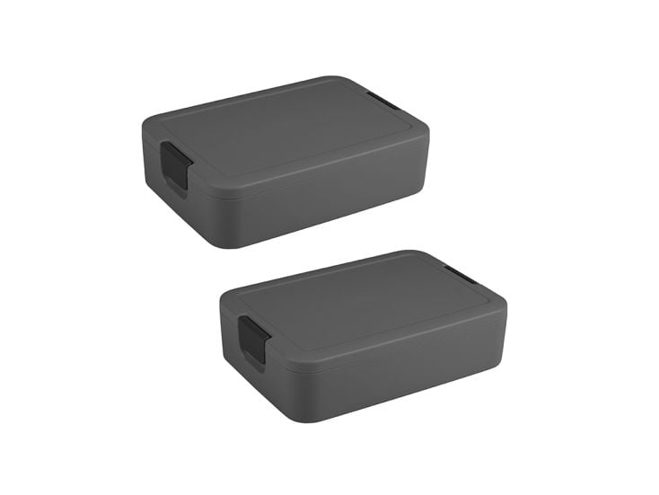Sunware sigma home Food 2 stuks broodtrommel - antraciet