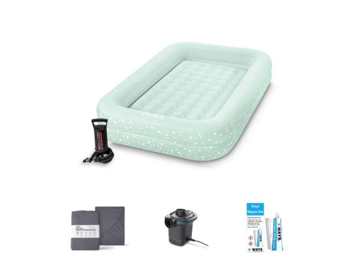 Intex Kidz 168 x 107 cm Luchtbedset - 4-delig