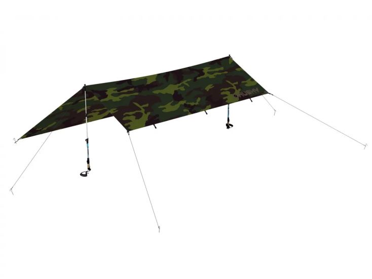 Husky Rover 300 x 300 cm tarp - Camo Green