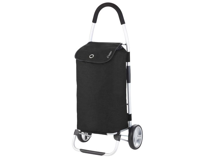 Cruiser 45 liter opvouwbare boodschappentrolley - Black