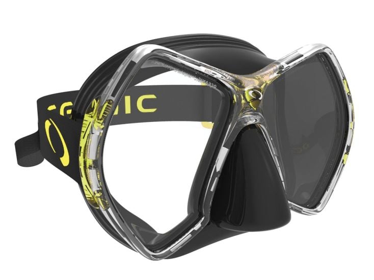 Oceanic Cyanea Volwassenen duikbril - Yellow