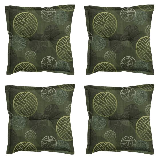 Madison Circle green Zitkussen - Set van 4